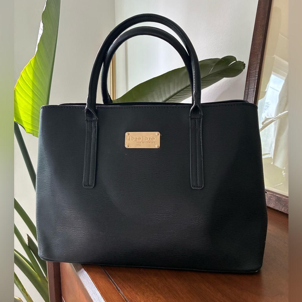 BEBE Tote Office Bag Black